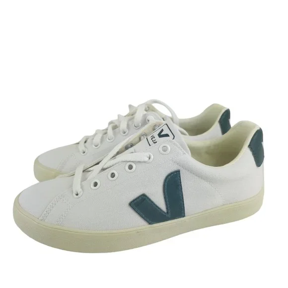 VEJA Esplar SE Canvas Mesh Sneakers White California US 7 and 8 - Picture 2 of 10